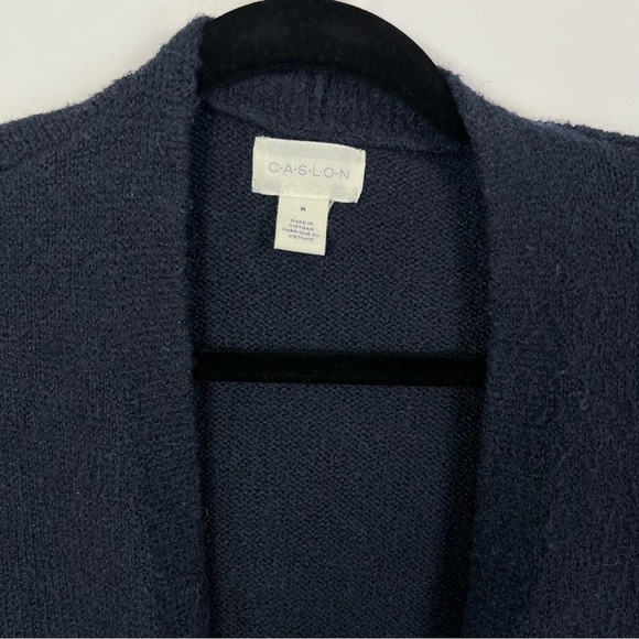 2/$30 Caslon Everyday Open Front Cardigan Navy size Medium - Picture 4 of 7